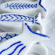 6 ceramic fish knife rests