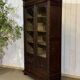 Breton library from the early 20th century in chestnut wood