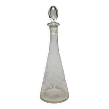 Carafe en cristal Art Déco, Allemagne, années 1900
