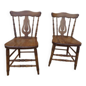 2 chaises de style western