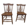 2 Chaises de style western dans leurs patines-Très bon état