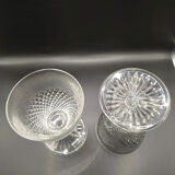 Diamond tip glasses and animal motifs