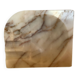 Asymmetrical marble ashtray emptier