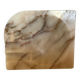Asymmetrical marble ashtray emptier