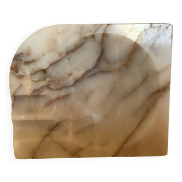 Vide poche cendrier asymétrique en marbre
