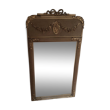 Louis XVI style gilded mirror