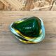 Cendrier Sommerso en verre de Murano en forme de diamant de Flavio Poli pour Seguso
