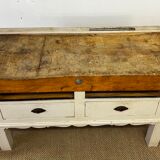 Authentic old butcher's block