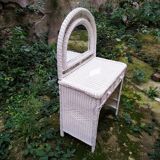 Rattan dressing table