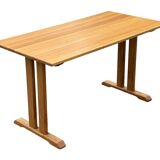 Vintage oak shaker dining table minimalist design 70's