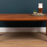 Restored Danish Solid Teak 1960s Retro Coffee Table