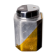 Brutalist lighter by Leopold, Bronze and aluminum, 1970, Spain