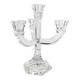 Design chandelier in glass 4 burners
