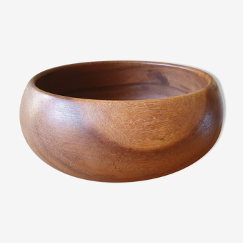 Wooden salad bowl