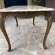 Table basse en bronze doré et marbre