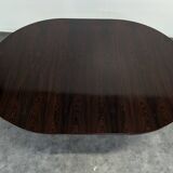 Table scandinave en palissandre avec allonge