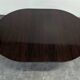 Table scandinave en palissandre avec allonge