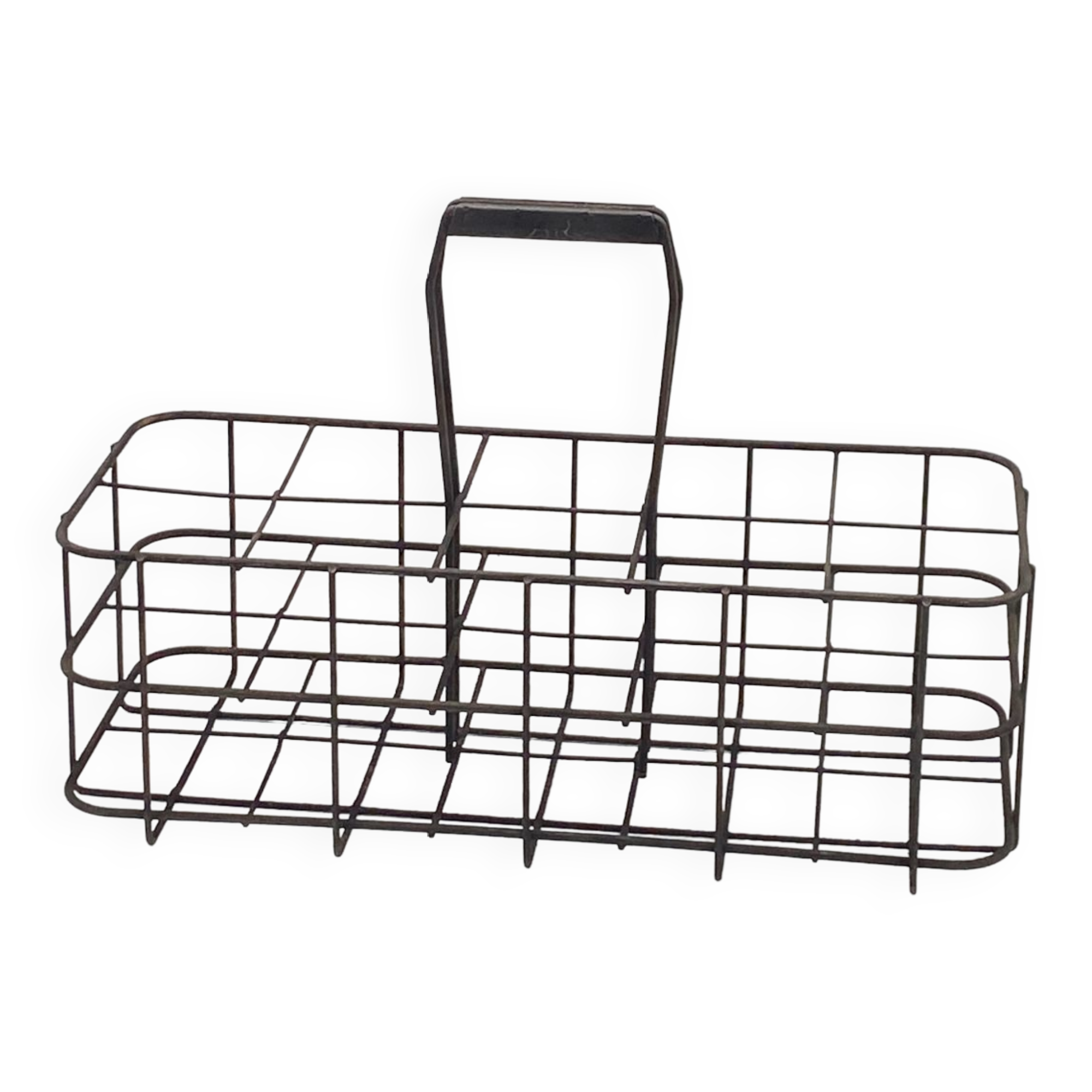 Old metal bottle rack
