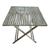 Bamboo folding table