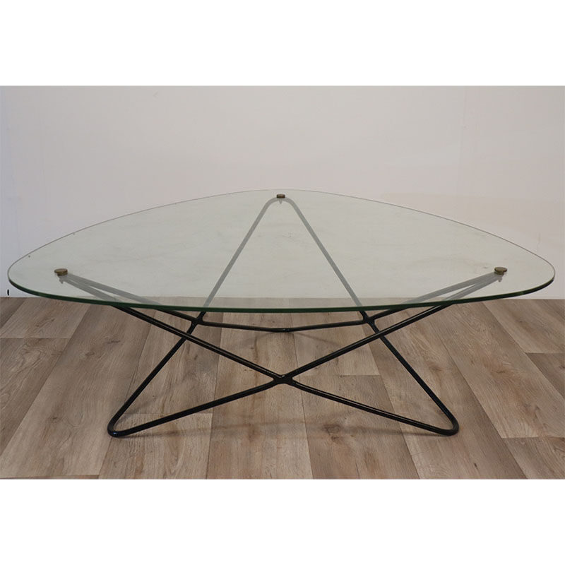 Table basse vintage « Jasmin » de Florent Lasbleiz pour Airborne 1950