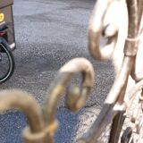 Wrought iron screen 3 leaves