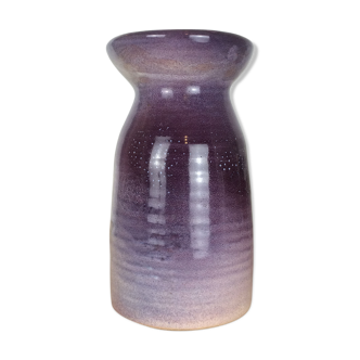 Vase Grottes Dieulefit en céramique violet