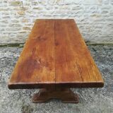 Solid oak farmhouse table