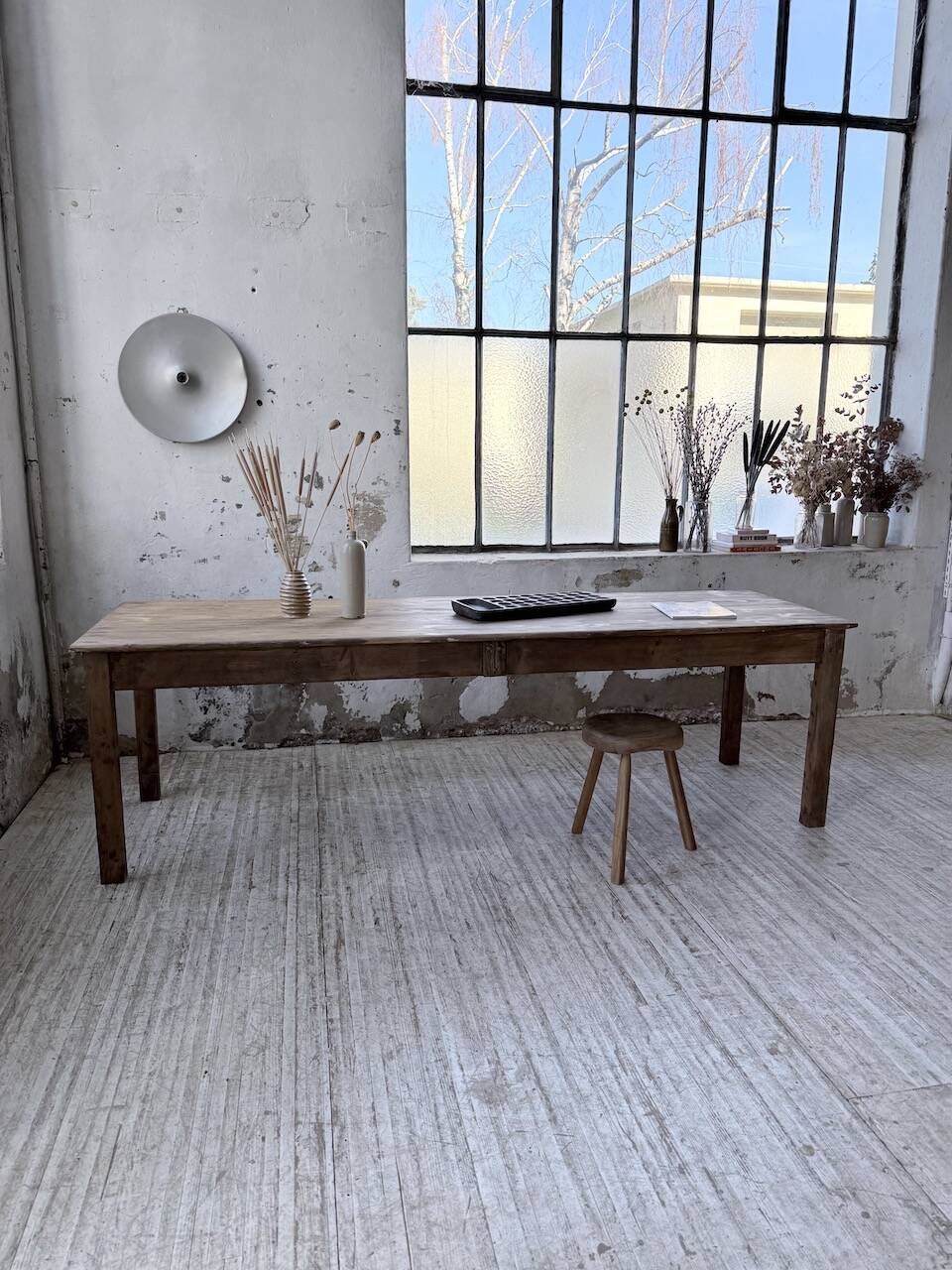 Farm table in pine 1950 250cm