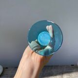 Multicolored Clichy glass vase