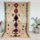 Handmade Moroccan Berber carpet 241x143 CM