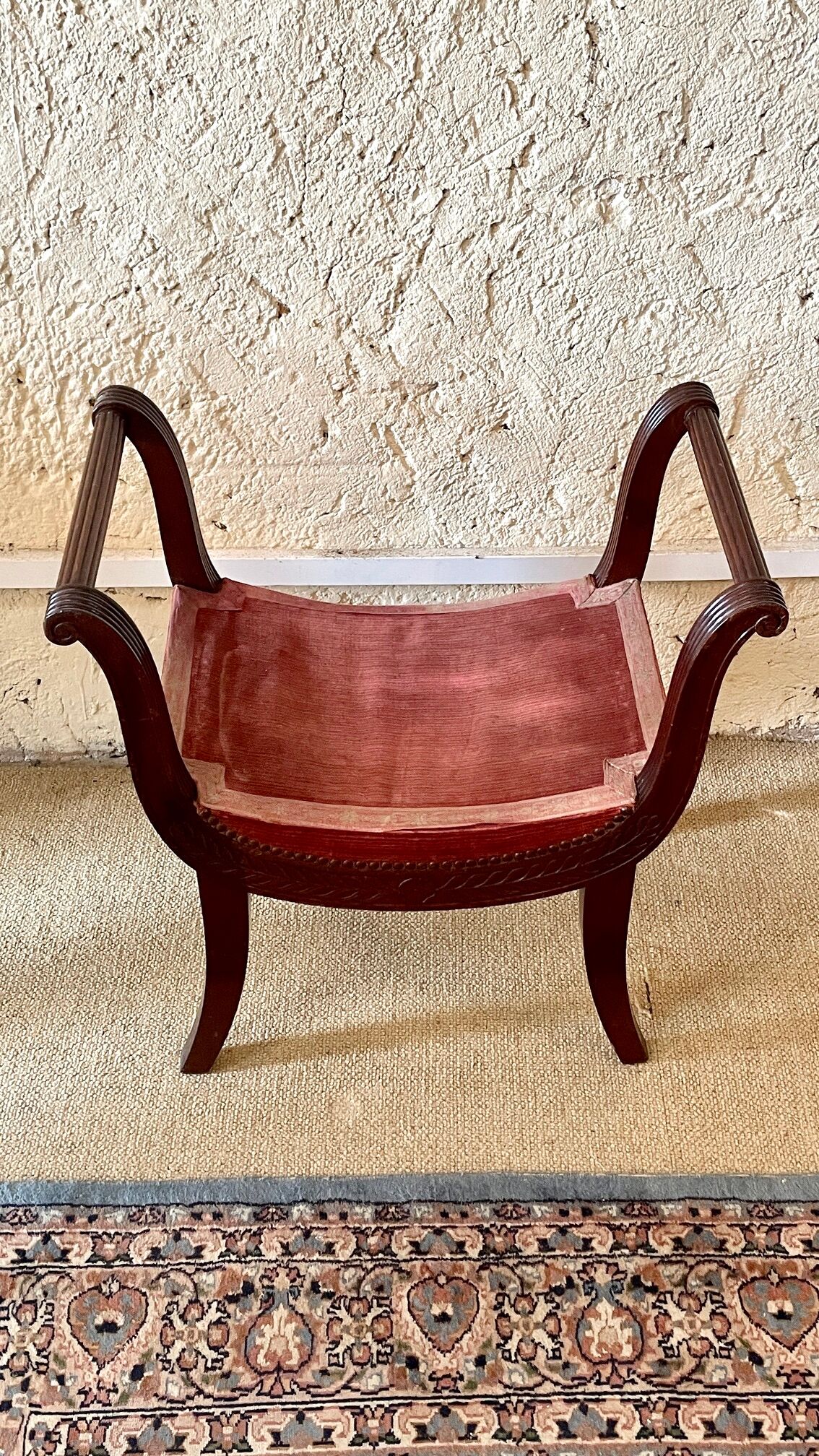 Curule seat Empire style, nineteenth century