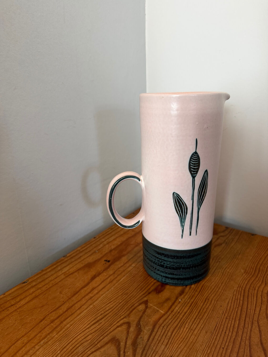 Glazed ceramic vase by Yvon Roy from Durtal, vintage 60s model.