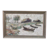 Vladimir Jurpalov, Russian Modern Painting, Oil on Canvas, 1995, Framed.