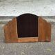 Art Deco dressing table mirror from the 1950s in solid oak.
