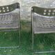 Pair of vintage metal chairs