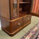 19th-century English mahogany library