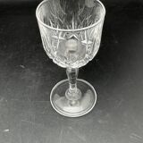 Crystal stemmed glasses