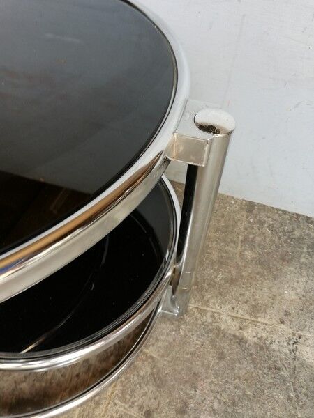 1970 design coffee table with 3 trays