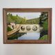 Painting the bridge over the river