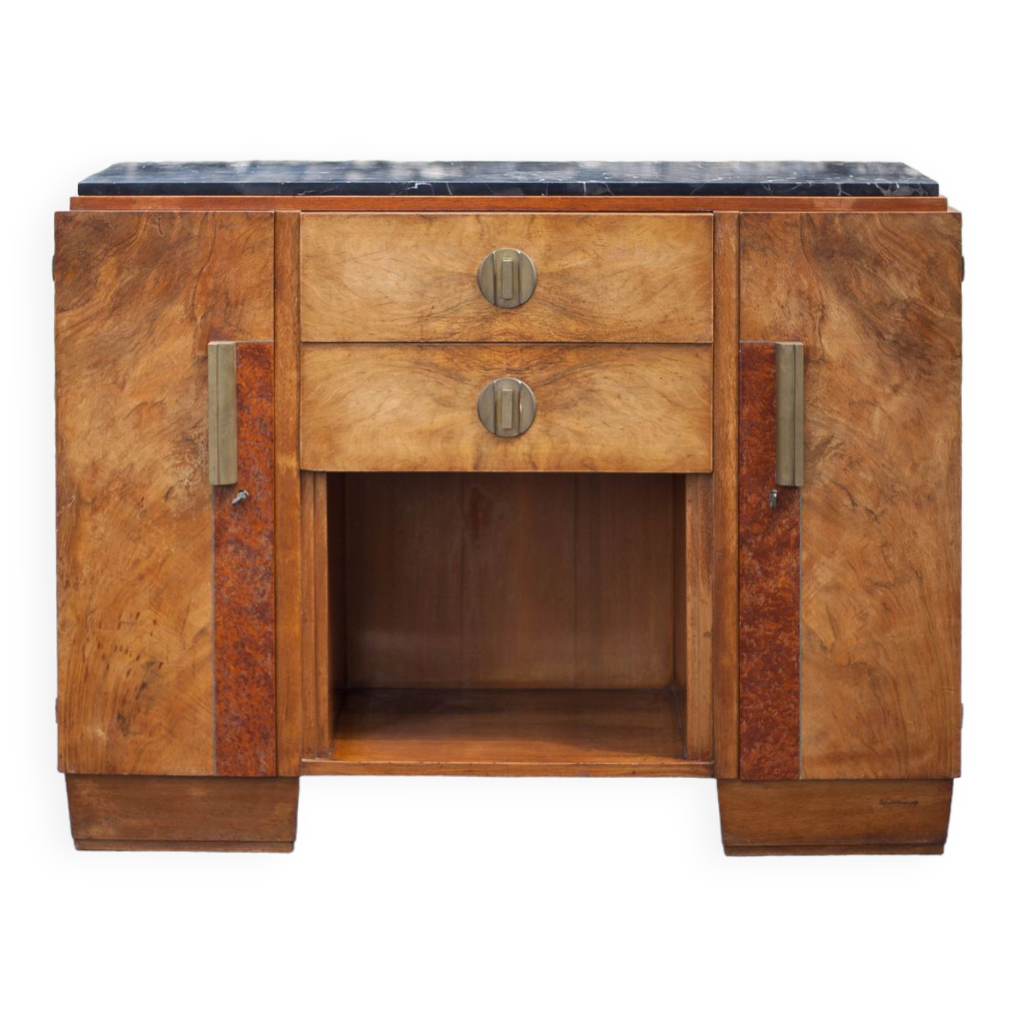 Art Deco signed sideboard, art deco