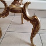 Brass and bronze floor lamp three arms