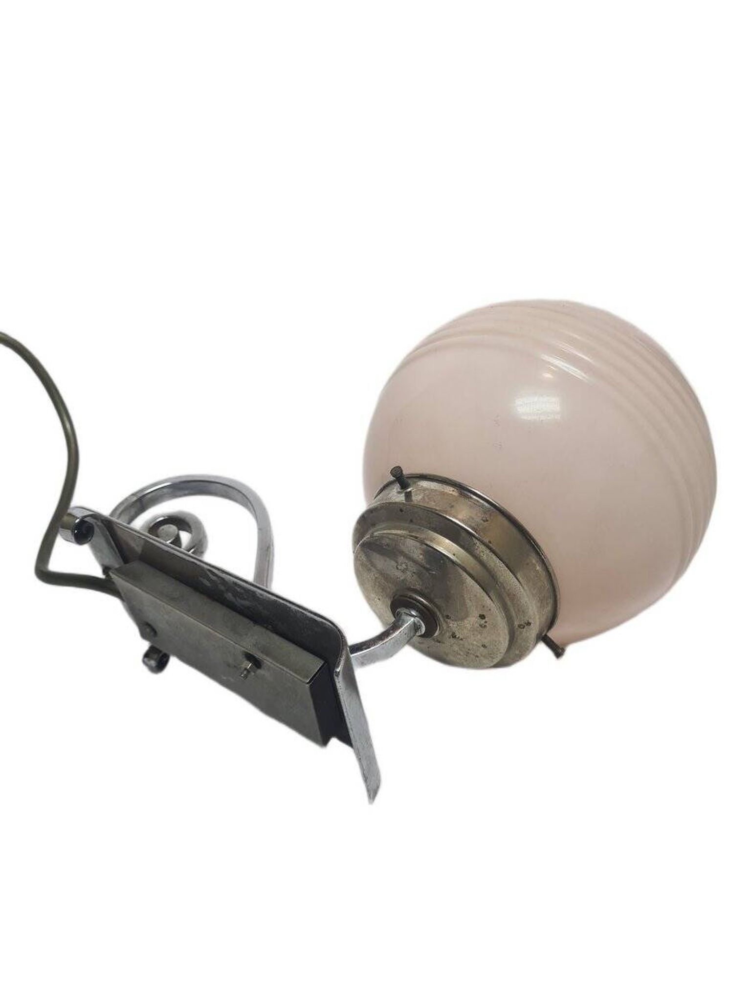 Art Deco bedside lamp, Belgium, 1950s