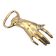 Brass hand bottle opener, 50s