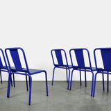 Set of 6 design chairs by Isi Design Group produced by Isimar 2000 Spain