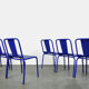 Ensemble de 6 chaises design par Isi Design Group produit par Isimar 2000 Espagne