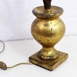 Golden wheat sheaf lamp base