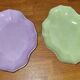 Ensemble de 2 raviers en porcelaine