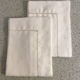 Pair of square Venice row of day pillowcases