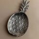 Vintage 1960s pineapple coupe, silver-plated, tropical shape design, table decoration, elegant gift idea.