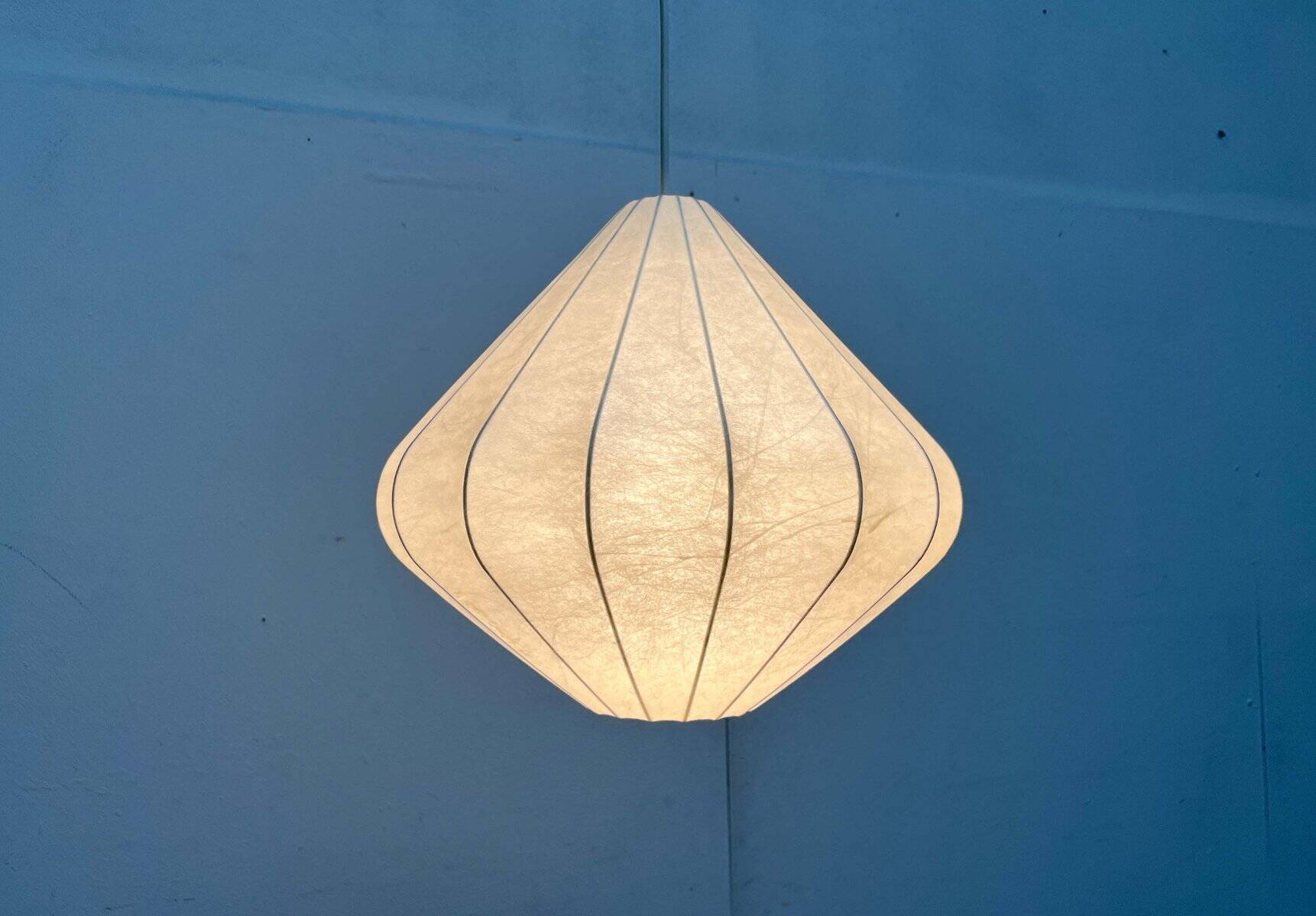 Mid-Century Modern Suspension Cocoon by Friedel Wauer for Goldkant Leuchten, Germany, 1960s